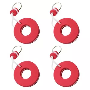 -Floating Keyrings Round Float Key Rings Water Buoyant Keychains For Surfing ... - Picture 1 of 5