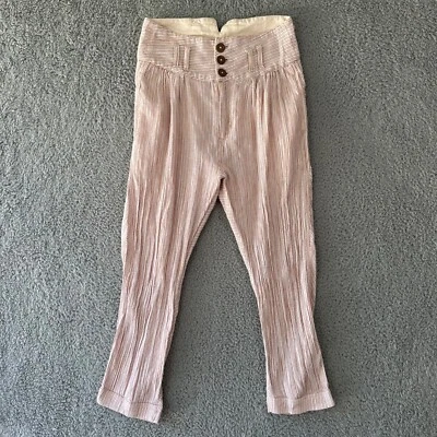 Pantalones capri Free People para mujer 2 multicolores a rayas cintura alta Foto 1 de 4