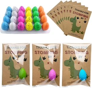 Dinosaur Party Favors - Dinosaur Birthday Party Supplies - 24 Pack Dino Egg H... - Picture 1 of 1