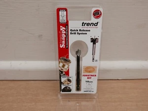 TREND 10MM X 80MM FORSTNER DRILL BIT 1/4" HEX SHANK SNAP/FS/10 - Picture 1 of 1