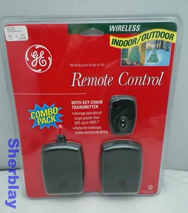 GE WIRELESS Indoor/outdoor Remote Control Outlet WKey Chain Transmitter 100ft - Picture 1 of 2