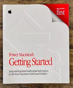 Power Macintosh 6100/60 6100/60AV Computer Getting Started Guide Manual - Picture 1 of 2