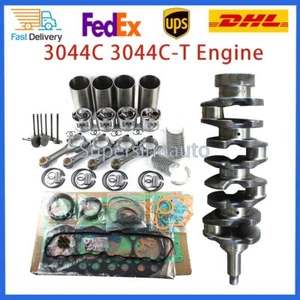 Fits 3044C 3044C-T Engine-Overhaul Rebuild Kit & ConRods & Crankshaft For CAT - Picture 1 of 9
