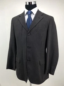 Ermenegildo Zegna Soft Wool Brown Geometric 3btn Sport Coat 42R - Picture 1 of 7