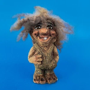 Discontinued Norwegian Fosse troll with the original card - Norway Troll #115 - Picture 1 of 6