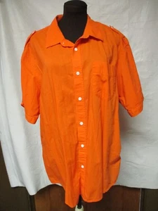 Eric Daman for Threads & Heirs Orange Button Down Shirt - Size XL - Picture 1 of 11