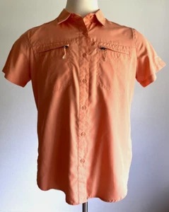 Reel Life Women's Shirt Coral Sands Fishing Short Sleeve Large - Picture 1 of 12