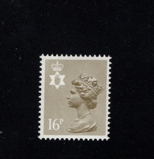 Northern Ireland 1984 16p Drab Perf 15 x 14 Machin MNH  SG NI42a Sc NMH29 - Image 1 of 1