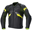 Alpinestars Gp Plus R V3 Rideknit Leather Motorcycle Jacket Black/Yellow Flo