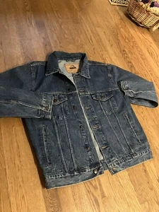 Jordache Workwear Men's Large Jean Jacket Blue Wash Denim - Picture 1 of 3
