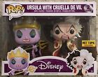 Funko Pop! Disney Hot Topic Exclusive Ursula with Cruella De Vil 2 Pack, New
