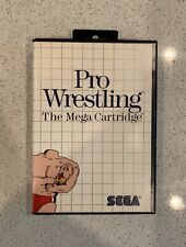 Pro Wrestling (Sega Master System, SMS, 1986) AUTHENTIC!  CIB!  VGC!  TESTED!