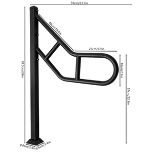 Einhandlauf für Außen-/Innentreppe Treppengeländer U-Form Treppenhaltegriff - Bild 1 von 11