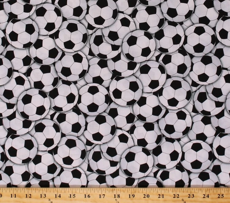 Pelotas de fútbol de algodón empaquetadas Gail deportes tela de algodón estampado por yarda D668.40 Foto 1 de 1