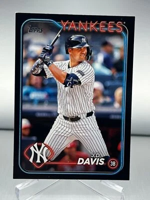 2024 Topps UPDATE J.D. DAVIS BLACK PARALLEL 38/74 NEW YORK YANKEES US231 - Image 1 of 2