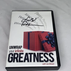 Unwrap Your Infinite Greatness Les Brown Cd 4 Disc (signed Copy) - Picture 1 of 5
