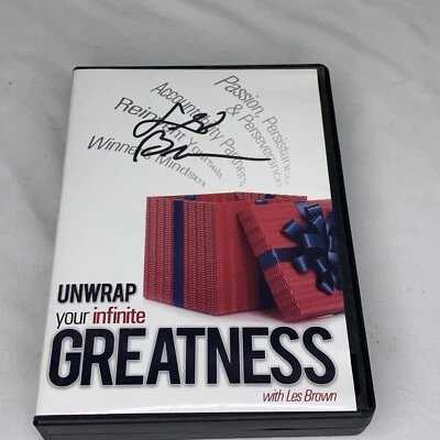 Unwrap Your Infinite Greatness Les Brown Cd 4 Disc (signed Copy) - Image 1 of 4