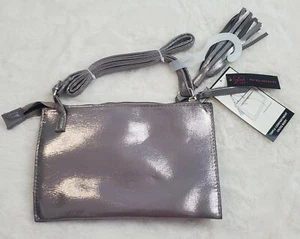No Boundaries Marie Triple Compartment Crossbody Handbag Metallic NWT - Picture 1 of 10