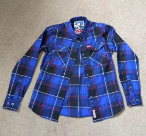 Dixxon Flannel Co Camp Crystal Lake Womens Size Small Shirt Horror Friday 13th - Picture 1 of 6