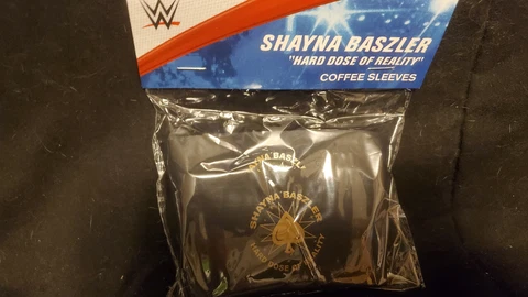 WWE Shayna Baszler Hard Dose of Reality Coffee Sleeves Loot Slam Crate 2020 Cover