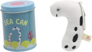 Plush toy, creature, SEA can seal, polyester, 4 cm, keychain, garden eel - Picture 1 of 5