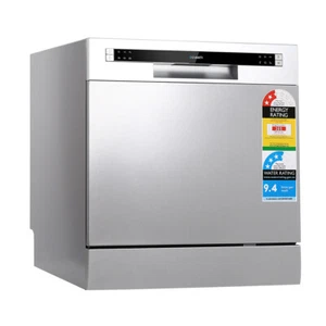 8 Place Settings Benchtop Dishwasher Sliver Devanti - Picture 1 of 7