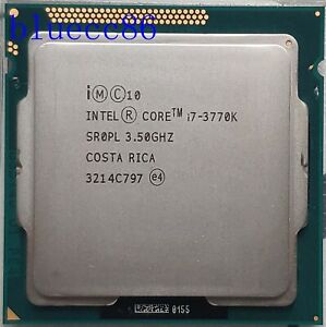 Intel Core i7-3770K 3.5GHz LGA1155 SR0PL 4Core 8M Cach 5 GT/s DMI CPU Processor