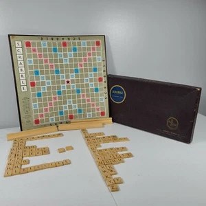 Vintage 1953 Scrabble Board Game Selchow & Righter Co Made in USA - Picture 1 of 6