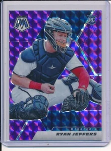 2021 Panini Mosaic Baseball Ryan Jeffers PURPLE Prizm #/D 22/49 RC Twins - Picture 1 of 1