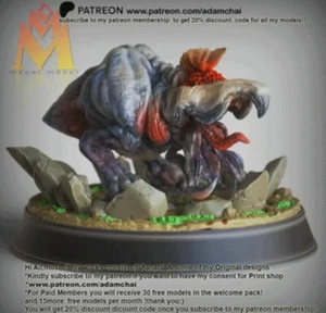 Shrieker Tremors Figure High Quality 12K Abs Resin 3D Printed Figurine - Picture 1 of 6