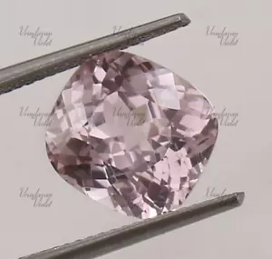 10,50 kt natürlicher zertifizierter Madagaskar rosa Morganit lose Kissen lose Edelstein - Bild 1 von 5