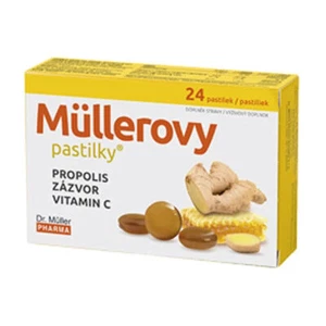 Dr. Muller Propolis Candy Throat Pills, Ginger, Vitamin C, 24 Pills - Picture 1 of 1