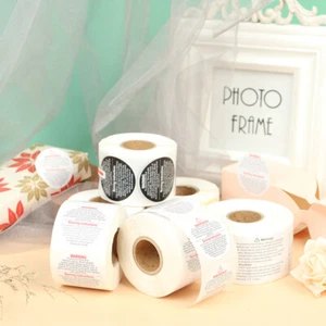 500pcs/roll Candle Warning Label Candle Jar Container Stickers Safety LabelB!YU - Picture 1 of 16