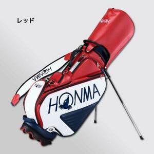 HONMA Golf HONMA Tournament Pro Model Stand Caddy Bag Black Red Saxe Japan New