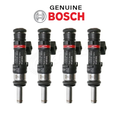 GENUINE Bosch 0280158123 590cc 56lb Long Nozzle EV14 6-Hole Fuel Injector (4) - Image 1 of 4