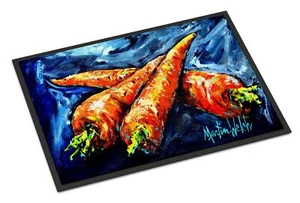 Caroline's Treasures MW1230JMAT Carrots Only Three Needed Doormat 24x36 Front... - Picture 1 of 4
