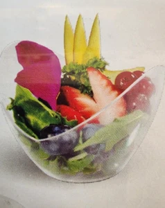 Fineline Settings Tiny Clear Plastic Tureens, 3.5 x 2.6 inch- 240 piece -6302-CL - Picture 1 of 4