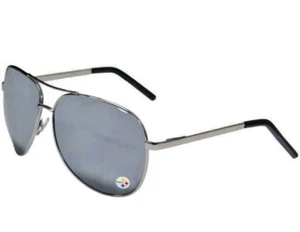 Gafas de sol oficiales de aviador de la NFL de los Pittsburgh Steelers de Siskiyou protección UV - Imagen 1 de 1