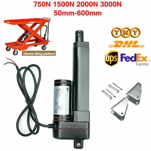 DC 12V Electric Linear Actuator Cylinder Lift 1500N 3000N Stroke 2"~40" Fast - Picture 1 of 32