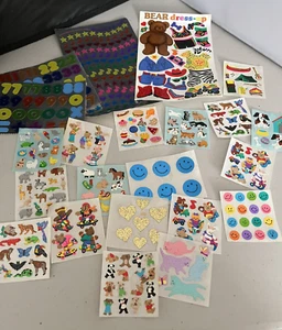 Vintage Sandylion Sticker Lot selten 90er Bären Tiere Hunde Katzen Camping Futter - Bild 1 von 8
