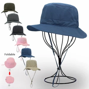 UPF 50+ Sun Hat Bucket Cap Unisex Adults Beach Outdoor Cute Fisher Hats Foldable - Picture 1 of 18