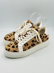 Myra Tasche Gr. 8 / 38 Leopard Hairon Leder Plateau Sneaker Freizeit Sneaker Schuhe - Bild 1 von 12
