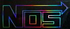 NOS • Aufkleber • Sticker geplottet Hologramm Farbwechsel JDM Tuning OEM outline