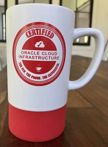Oracle Cloud Infrastructure "zertifiziert" Kaffeebecher - 16 Unzen - Silikonbasis - Bild 1 von 3