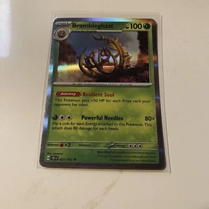 Brambleghast - 021/162 - Holographic - Rare - Pokémon Trading Card Game - Picture 1 of 2