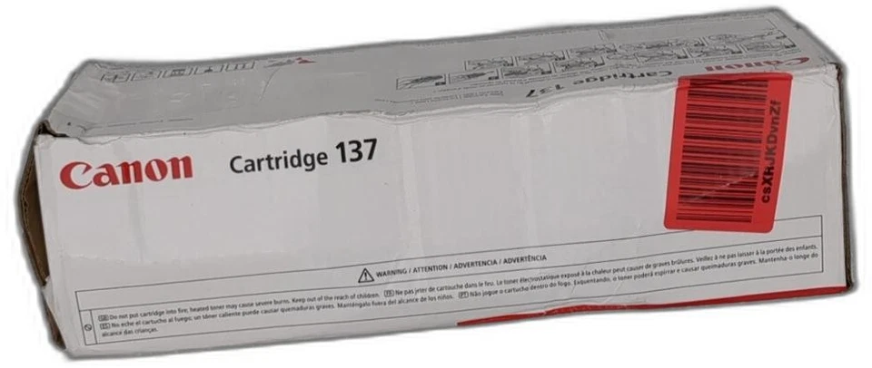 Canon 137 Toner Cartridge - Black - Image 1 of 4