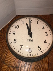 Reloj Esclavo Colgante Doble Cara IBM De Colección 95925 13" x 7.5" Para Proyecto ASIS - Imagen 1 de 13