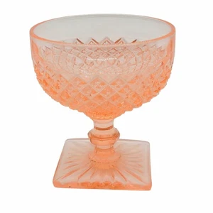 Pie Miss América Anchor Hocking Champagne Alto SherbetGlass 1935Depresión - Imagen 1 de 4
