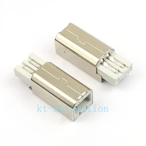 20Pcs USB 2.0 Type B 4 Pin Male Solder Plug Connector Socket For Printer Port - Picture 1 of 7