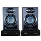 Powered Active Desktop Computer Recording DJ Monitor Speakers w Isolator Pads